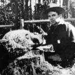 
When a California museum wanted a grizzly for its collection in 1943, Yellowstone administrators instructed Bob Murphy to shoot one. It was the second largest ever taken in Wyoming. The skull measured 14 1/4 inches by 19 inches, and the bear’s shoulders were 4 ½ feet tall. Photo courtesy of Bob Murphy
